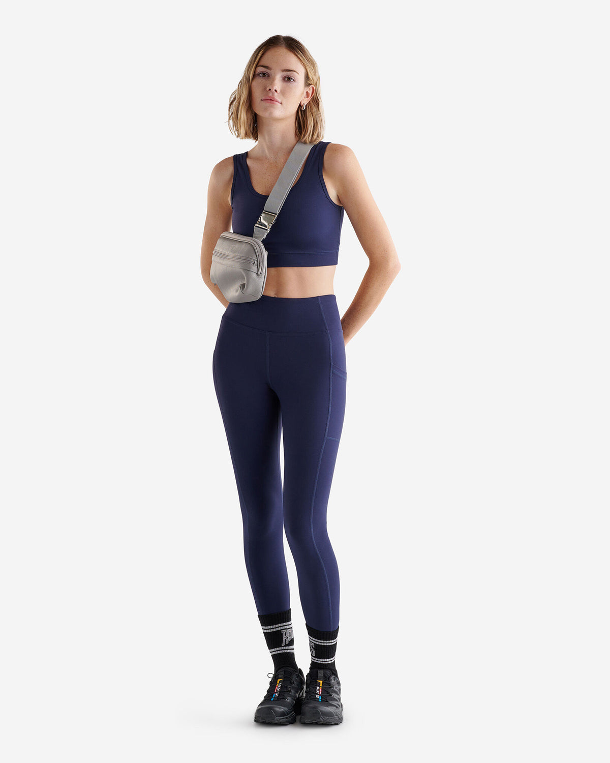 Restore Crop Tank / NAVY BLAZER