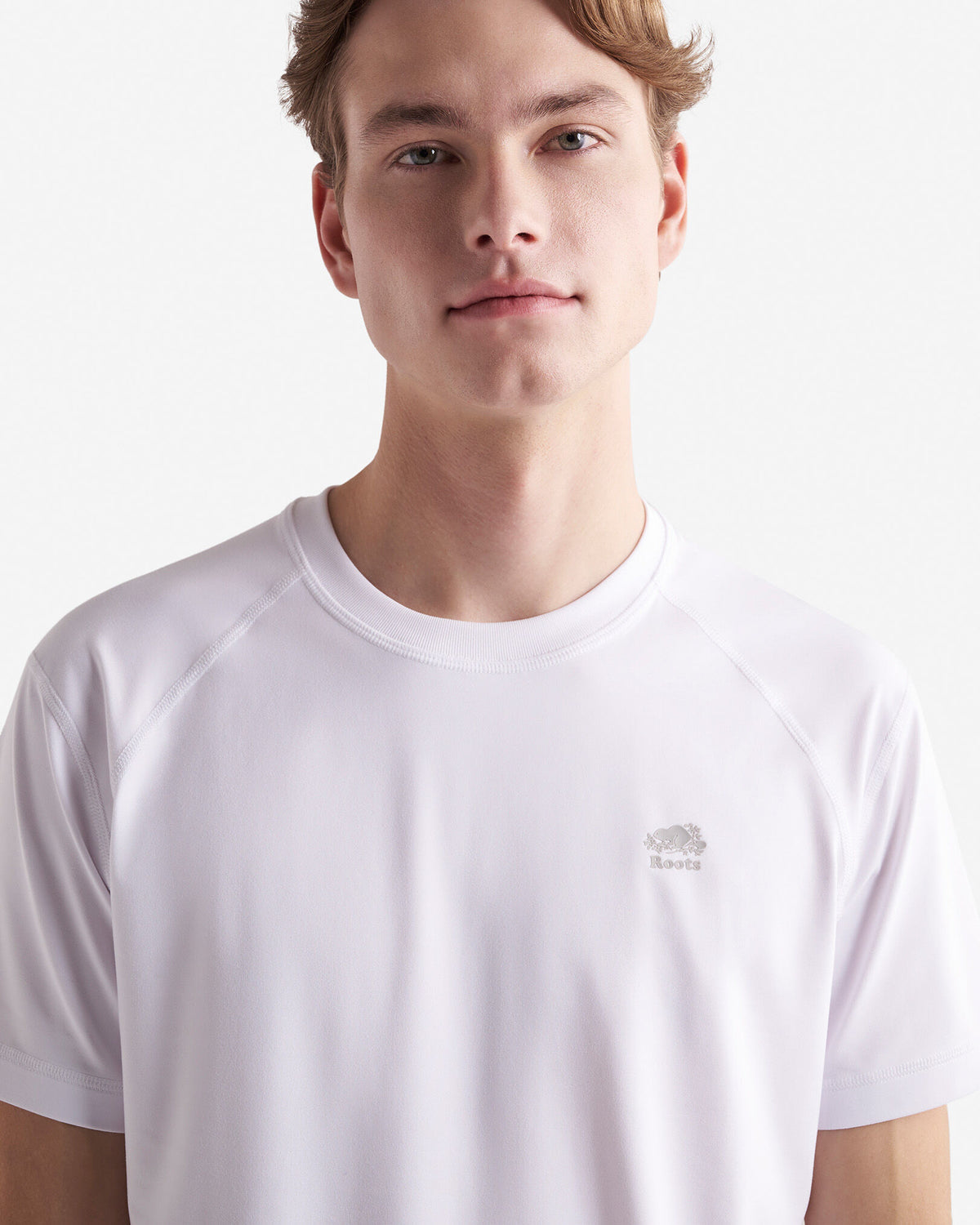 Renew Knit Short Sleeve Top / WHITE