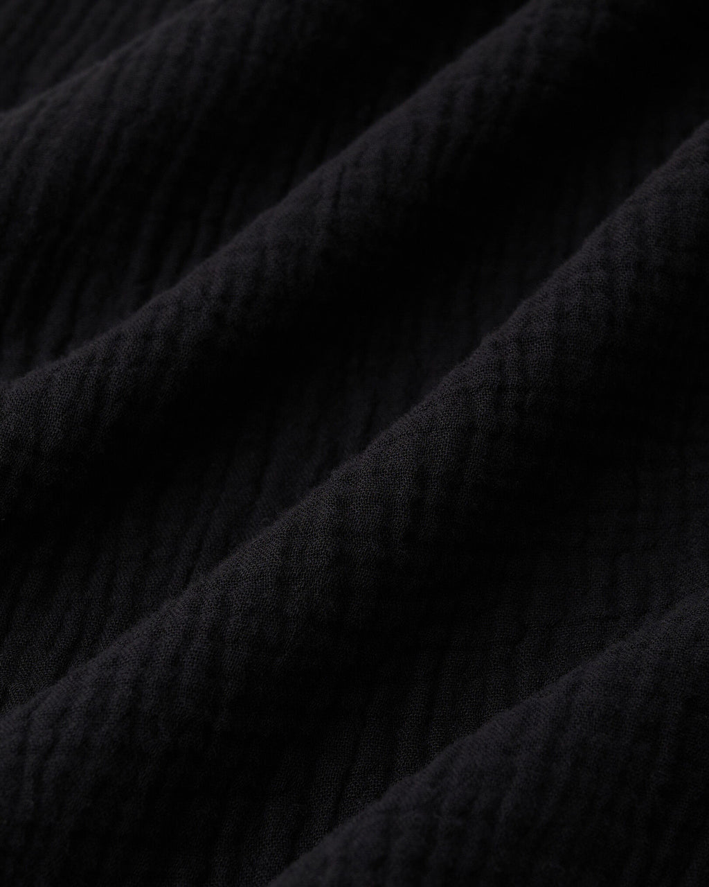 Isla Camp Shirt / BLACK