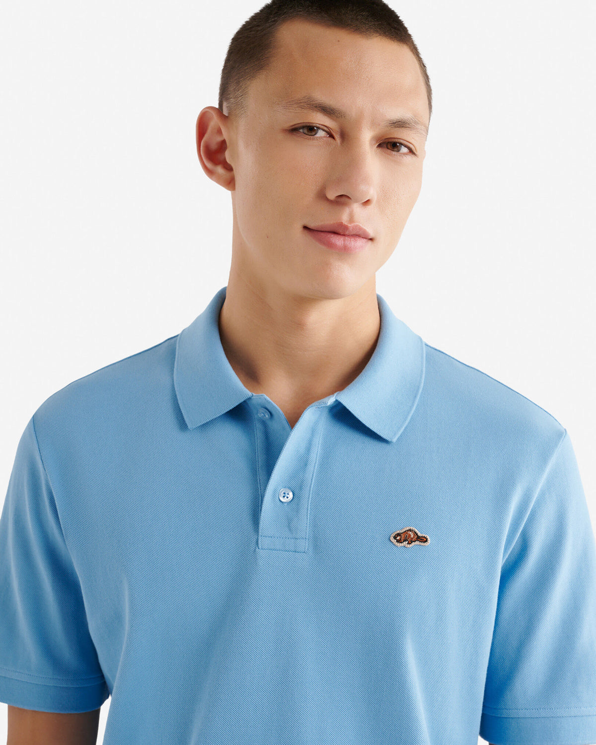 Beavermark Pique Polo / BLISSFUL BLUE
