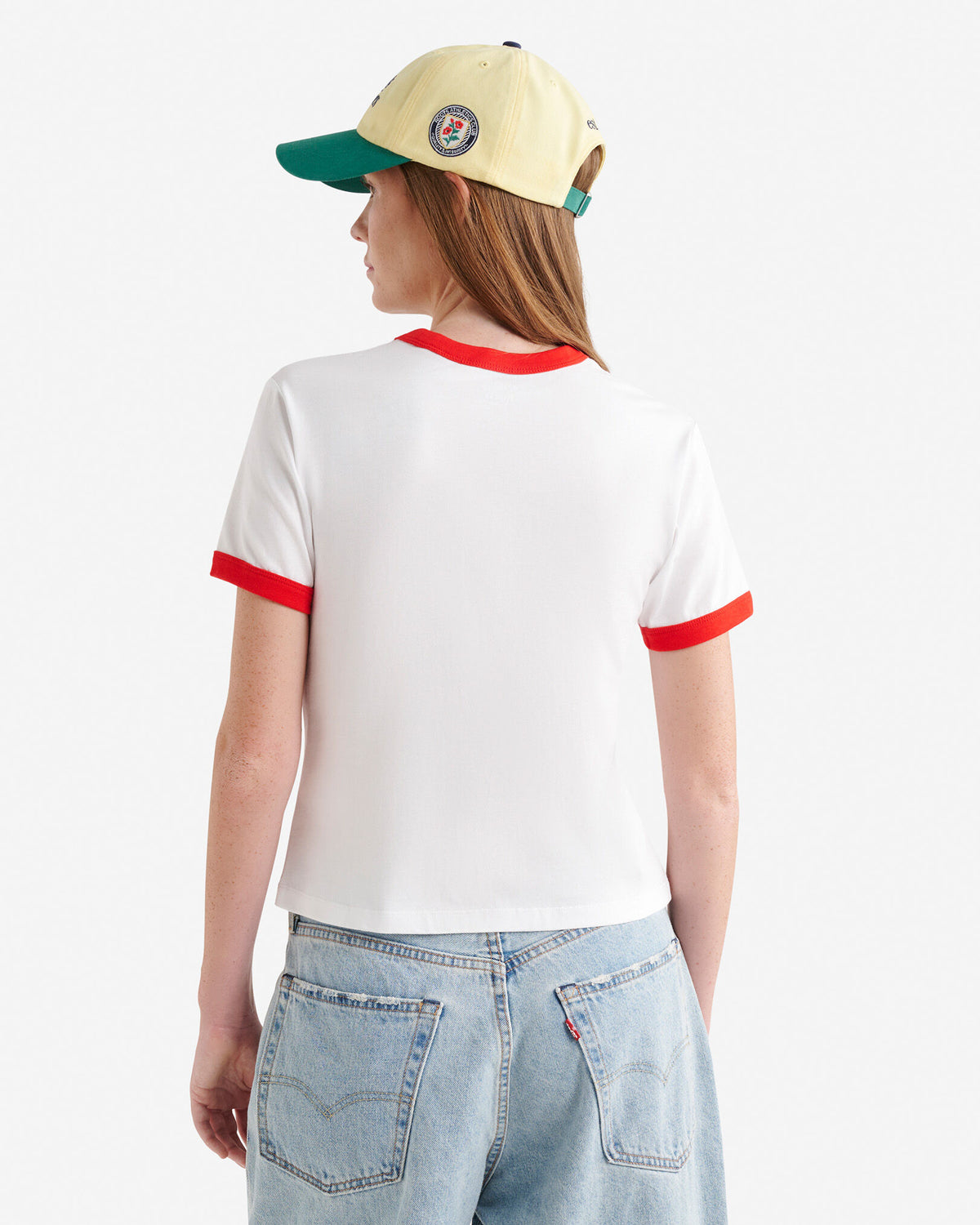 Northern Athletics Ringer T-Shirt / WHITE
