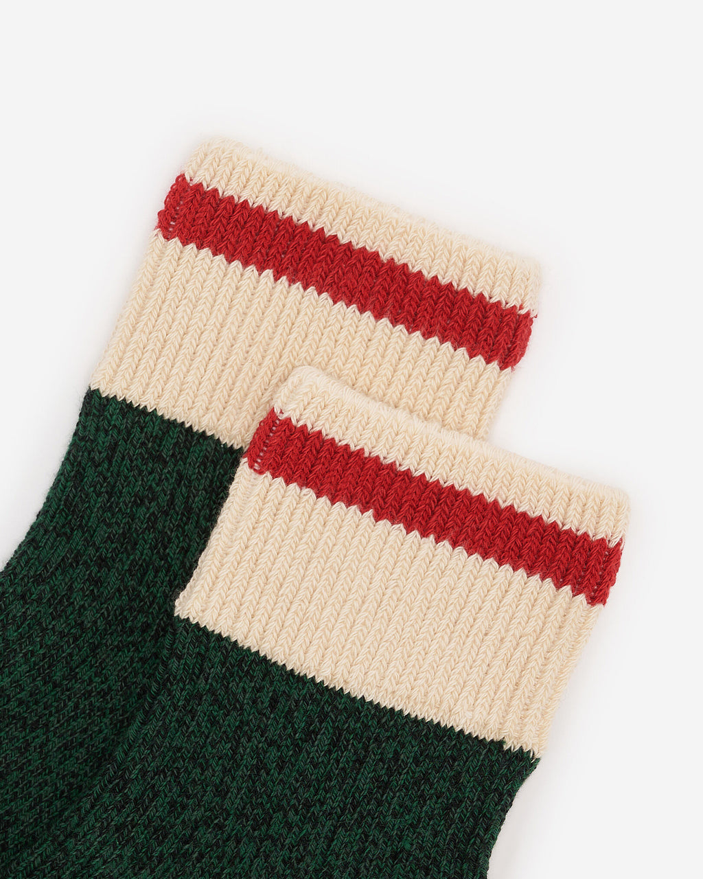 Adult Cotton Cabin Ankle Sock / VARSITY GREEN MIX
