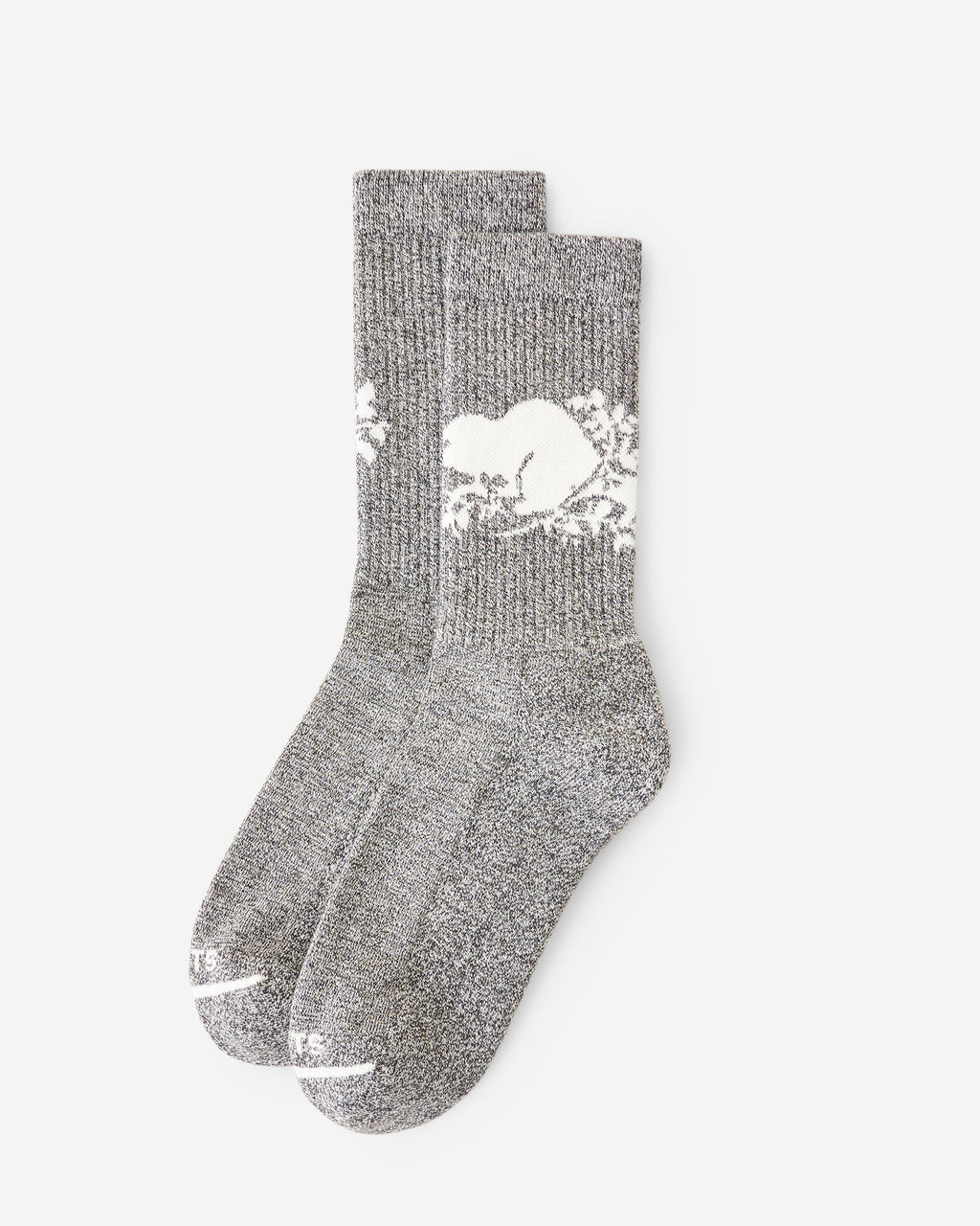 Adult Cooper Beaver Sock / SALT & PEPPER
