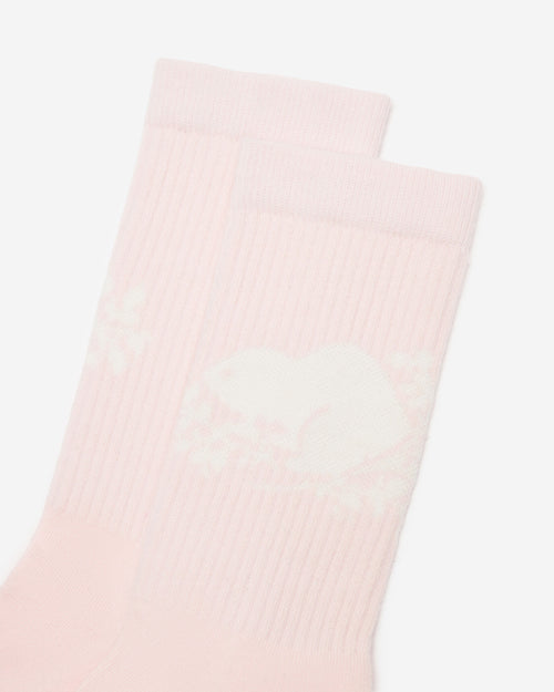 Adult Cooper Beaver Sock / STRAWBERRY SORBET