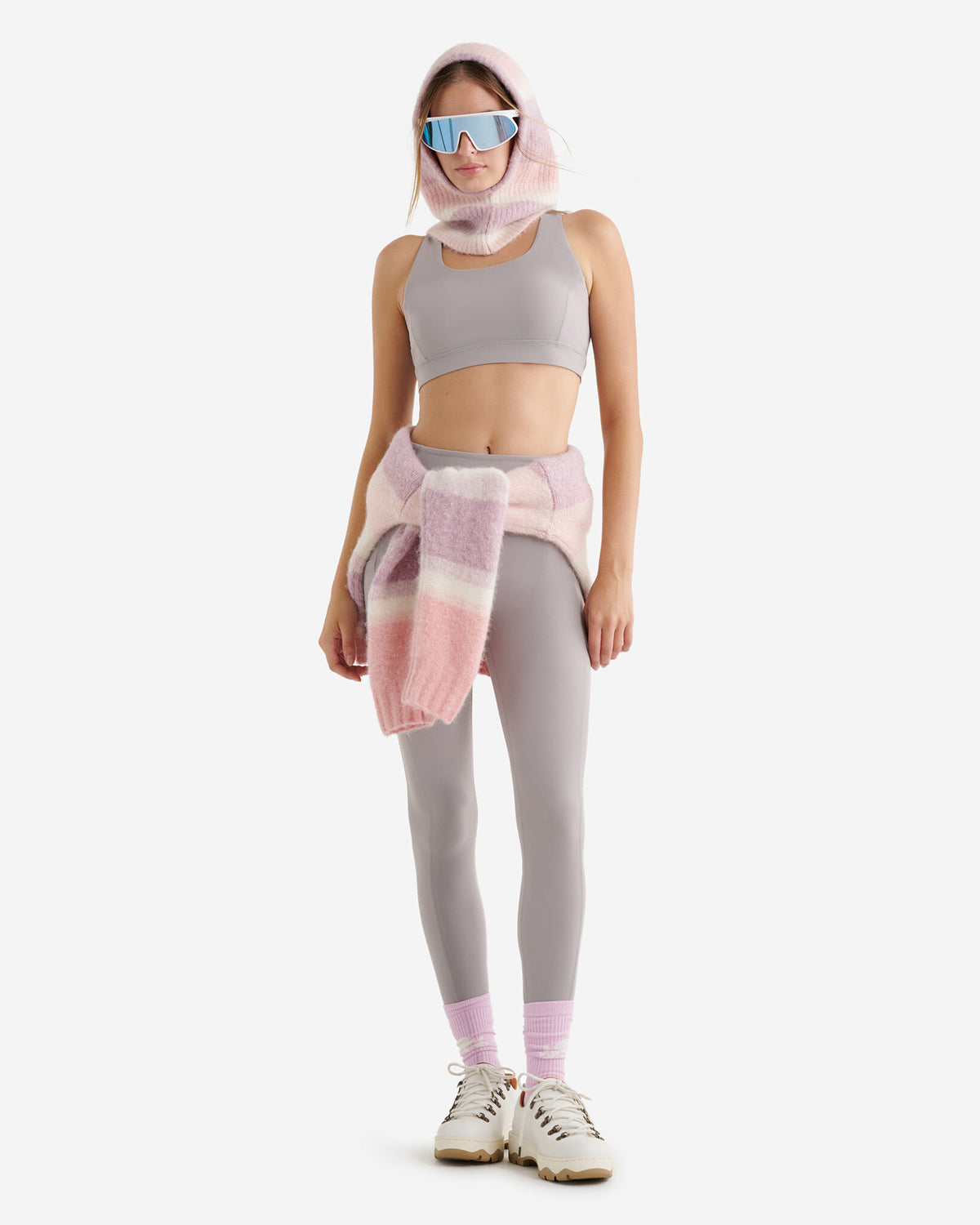 Restore Stretch Sports Bra / GULL GREY