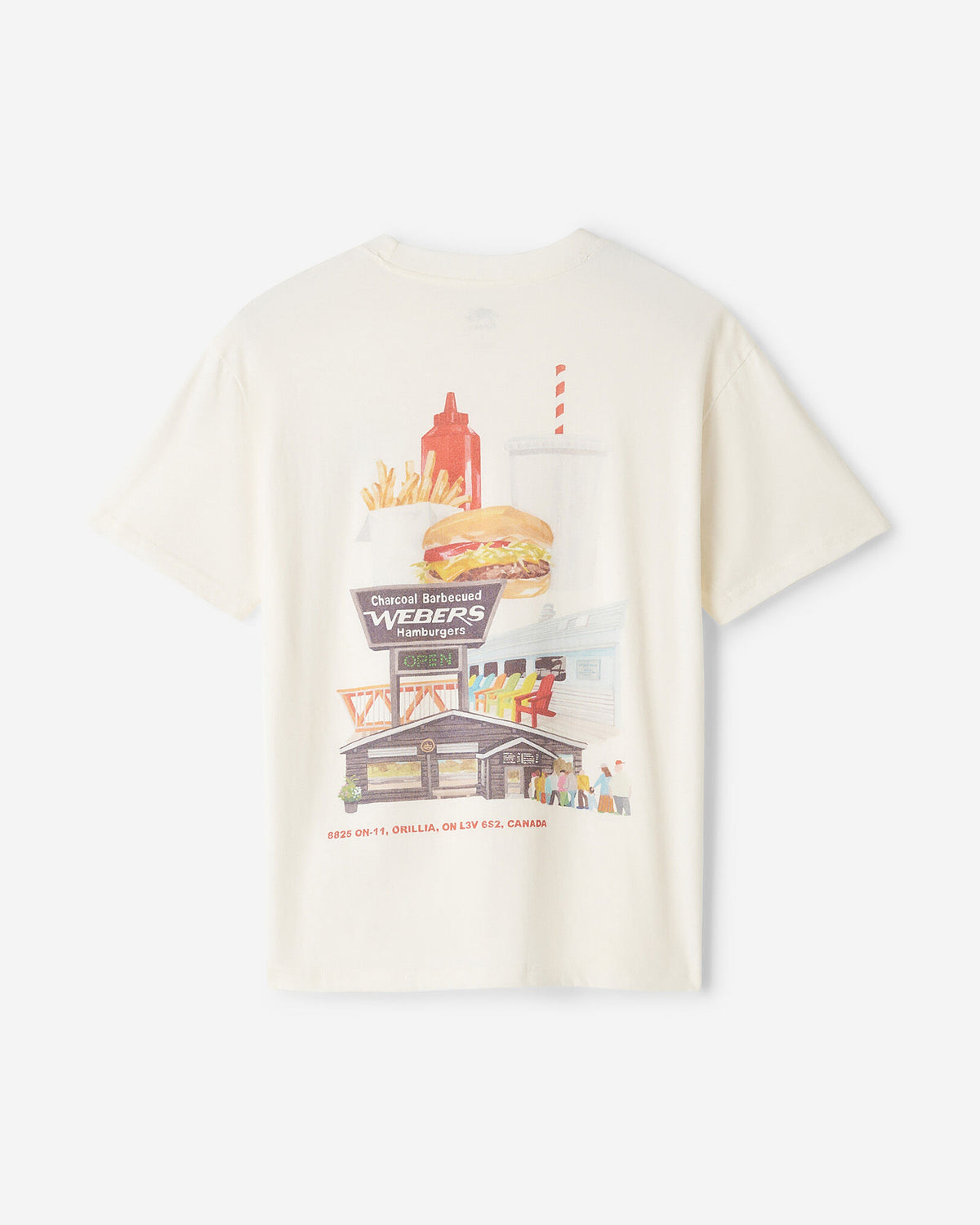 X Webers T-Shirt / EGRET