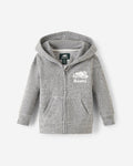 Baby Organic Original Full Zip Hoodie / SALT & PEPPER