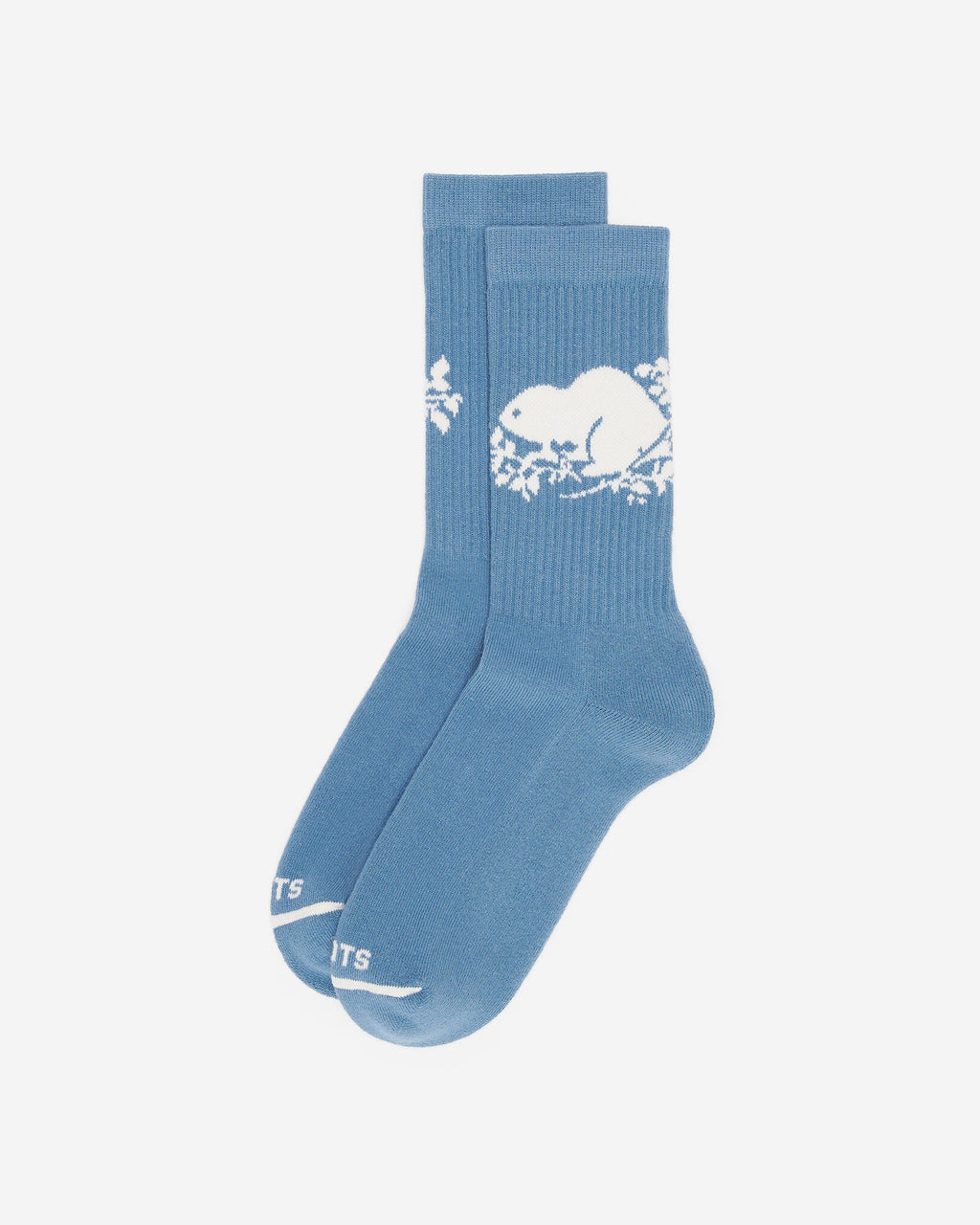 Adult Cooper Beaver Sock / RAINCLOUD BLUE