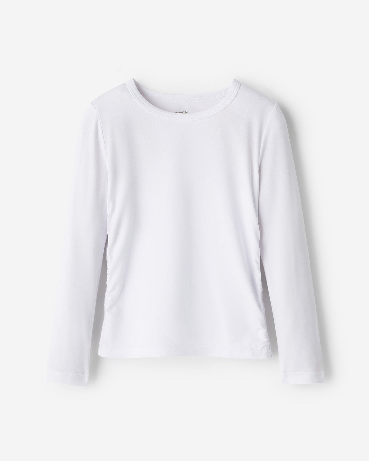 Toddler Girls Active Fitted T-Shirt / WHITE