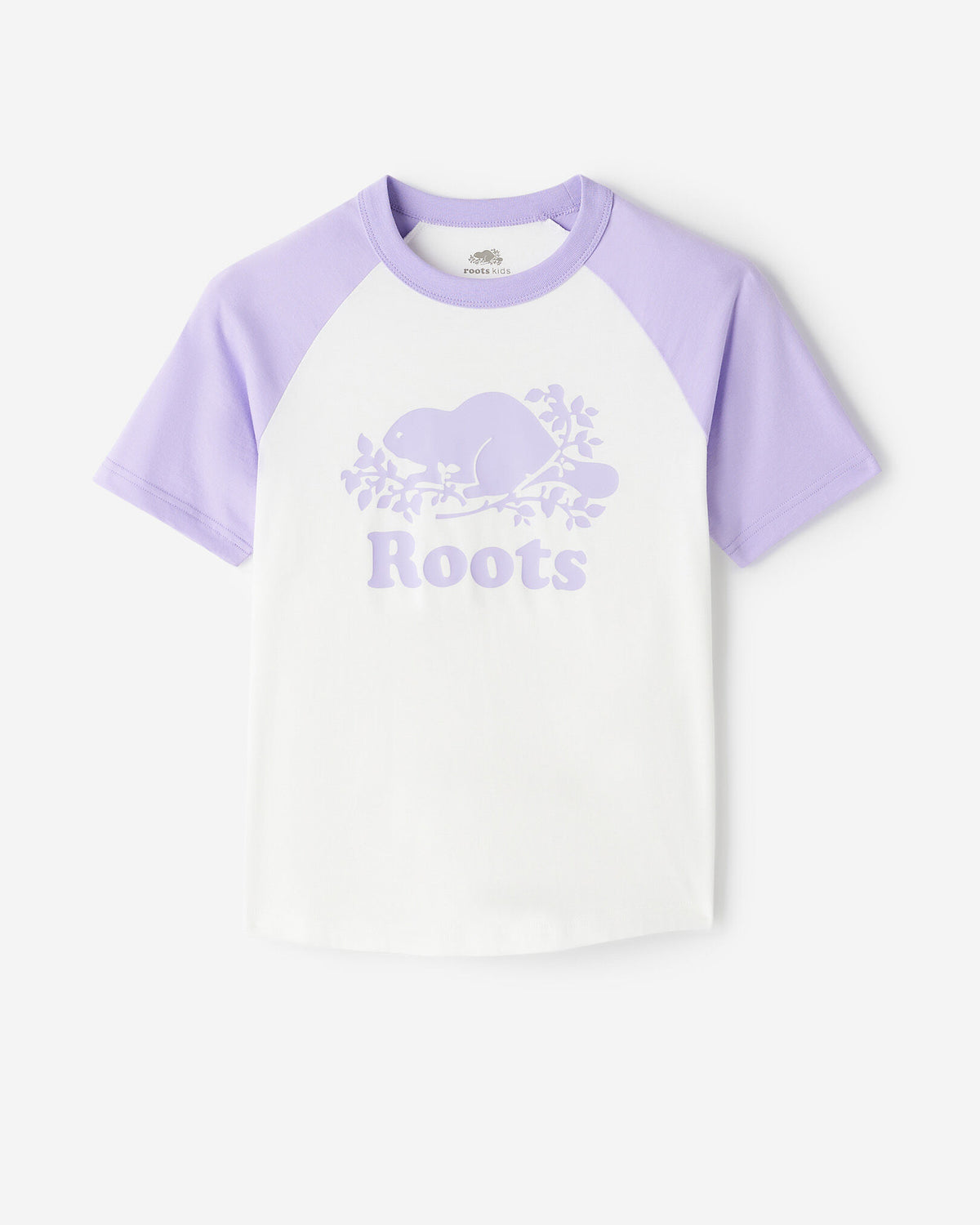 Kids Cooper Baseball Short Sleeve T-Shirt / EGRET