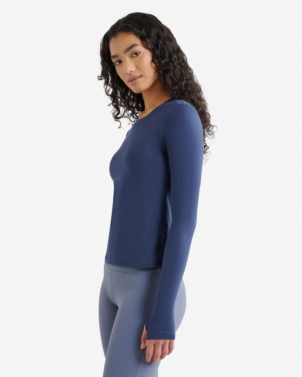 Renew Knit Long Sleeve Top / NIGHTFALL BLUE