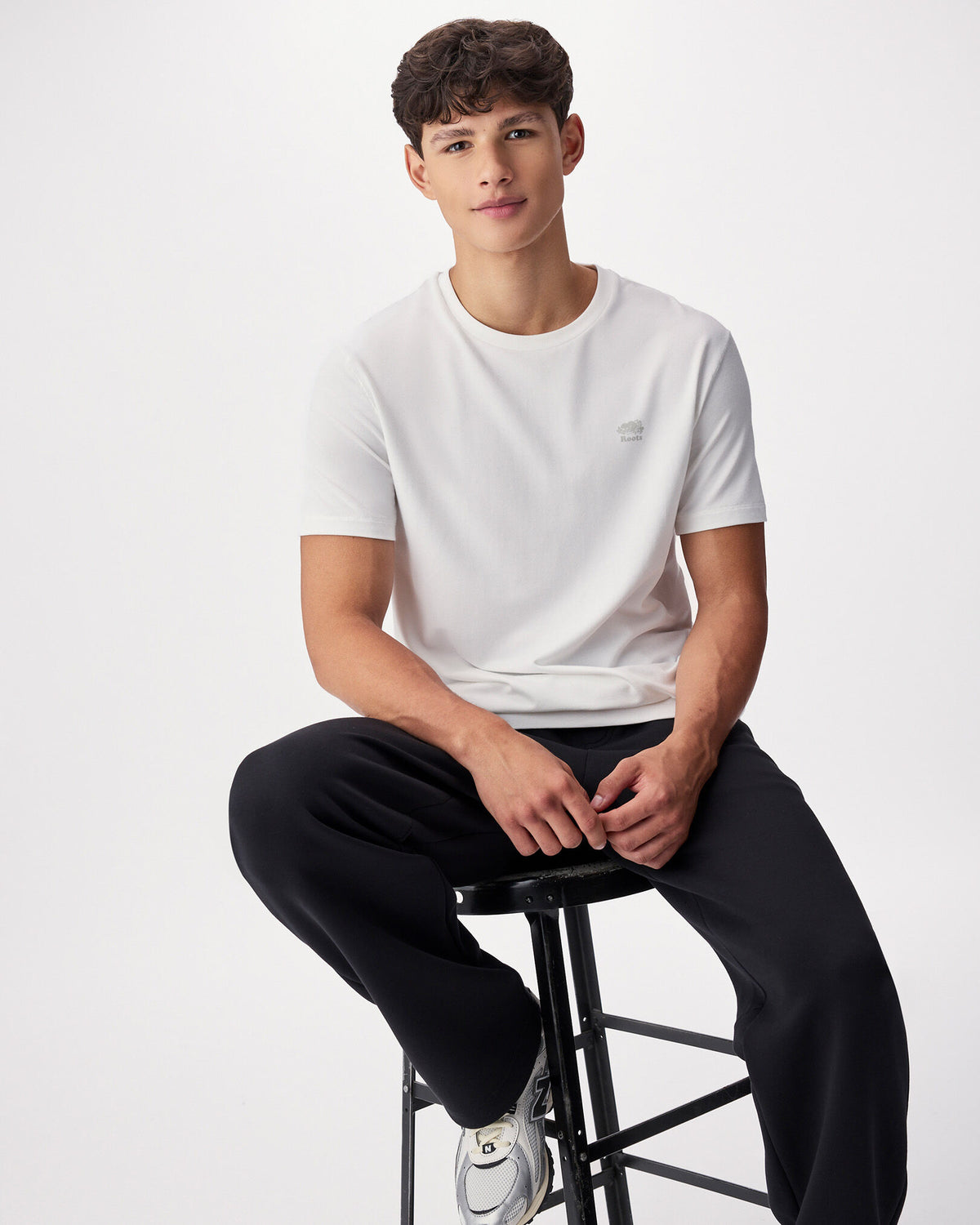 Roam Short Sleeve Top / WHITE