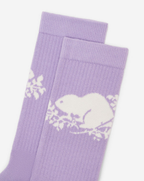 Adult Cooper Beaver Sock / LAVENDER