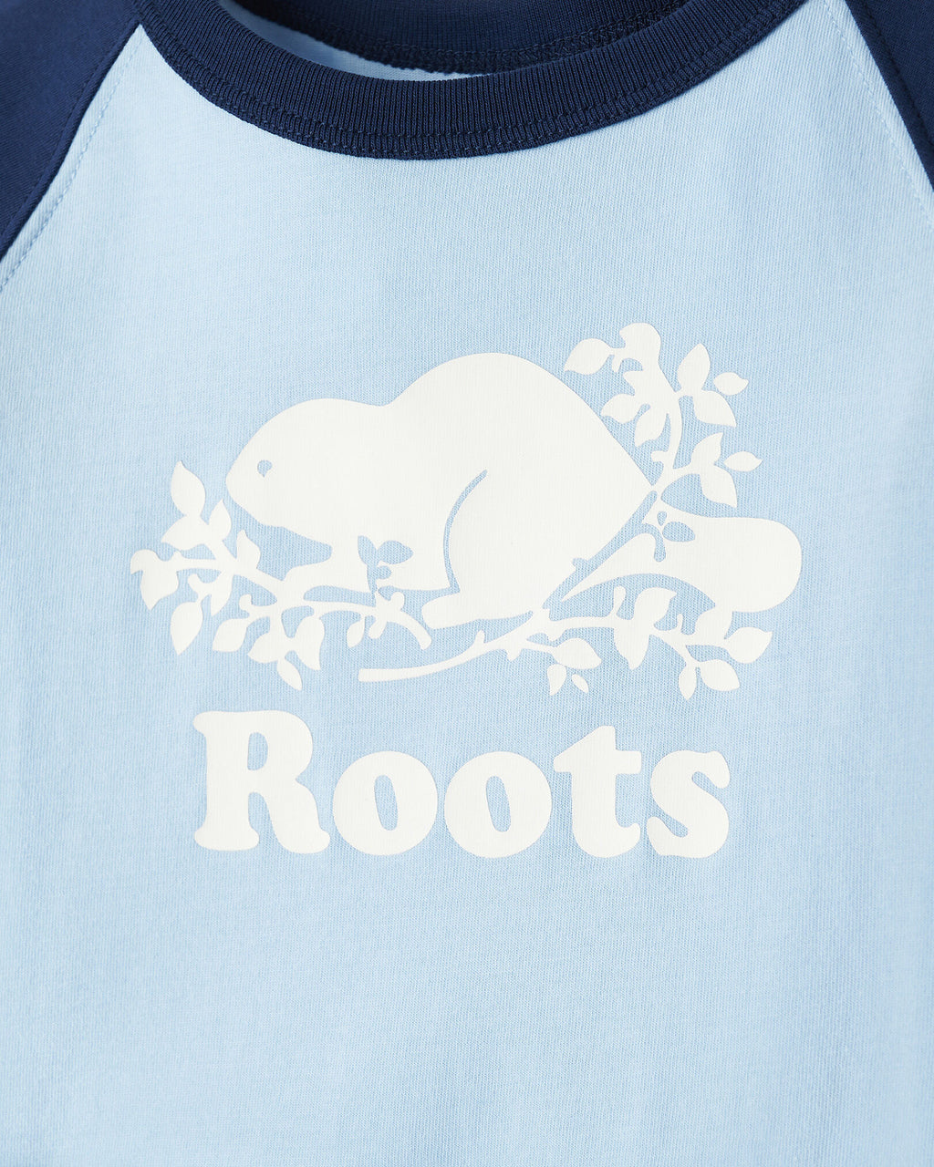 Baby Cooper Baseball Long Sleeve T-Shirt / TRUE NAVY