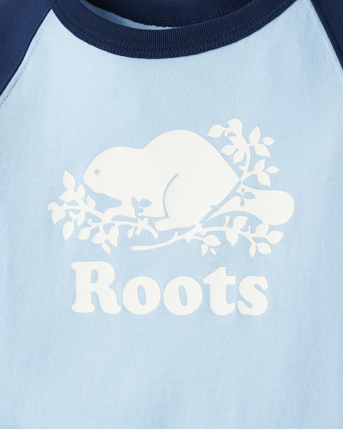 Baby Cooper Baseball Long Sleeve T-Shirt / TRUE NAVY
