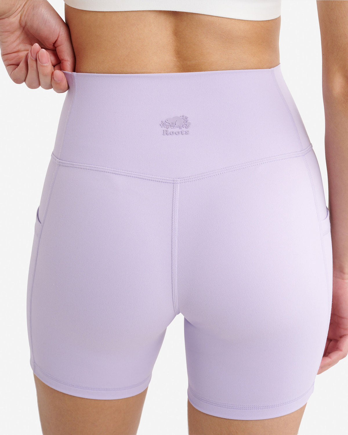 Restore Stretch Bike Short 5 Inch / LAVENDER