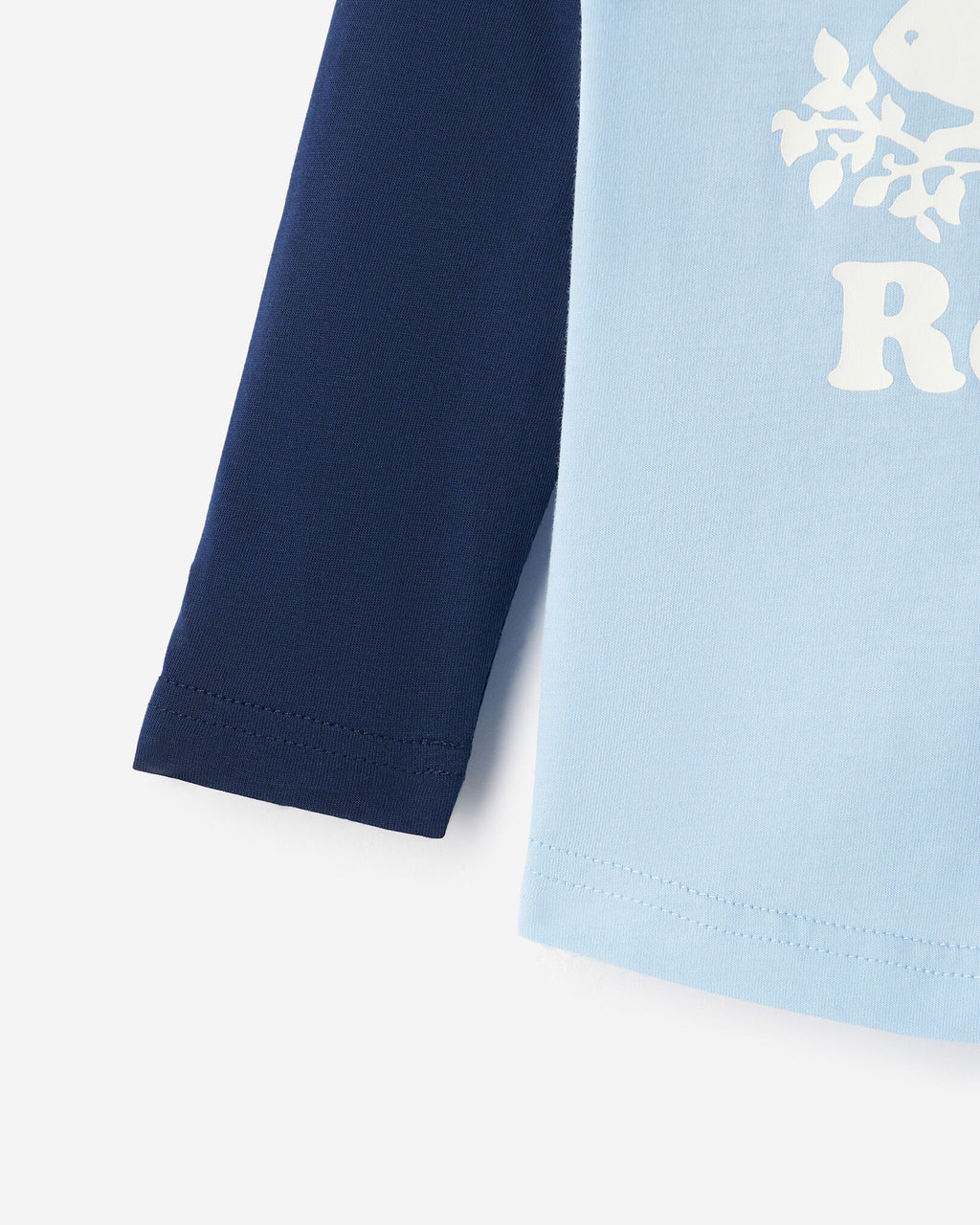 Baby Cooper Baseball Long Sleeve T-Shirt / TRUE NAVY