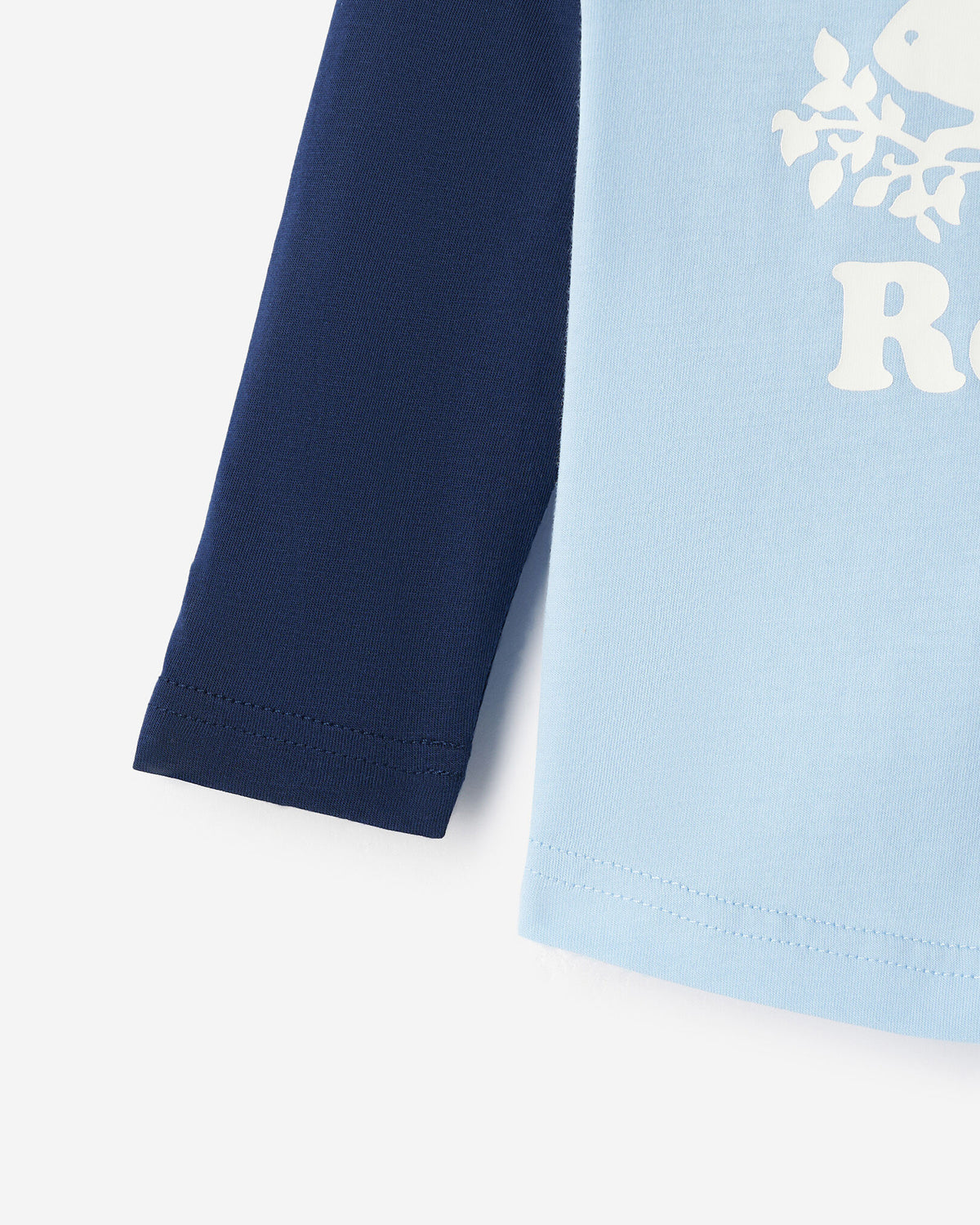 Baby Cooper Baseball Long Sleeve T-Shirt / TRUE NAVY