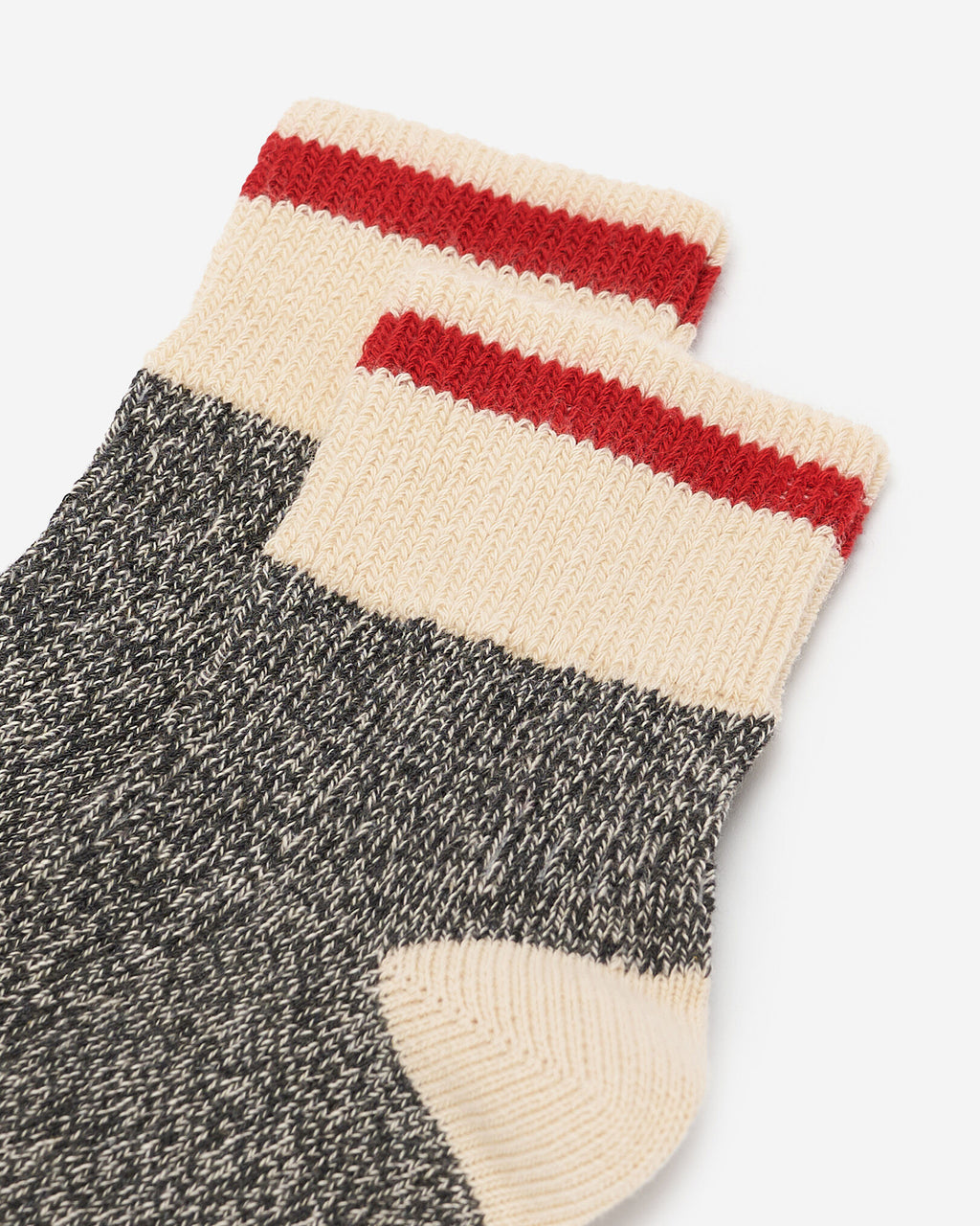 Adult Classic Cabin Ankle Sock 2 Pack / SALT & PEPPER