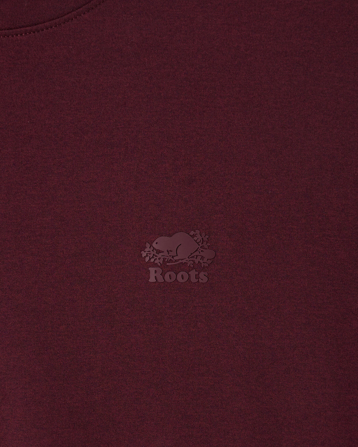 Renew Knit Classic Short Sleeve Top / MAROON FIG MIX