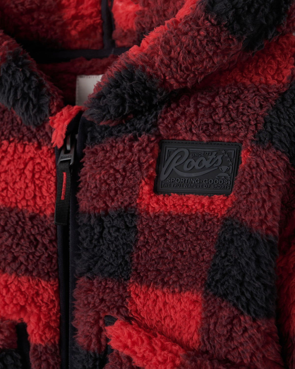 Baby Creekside Shearling Fleece Full Zip Hoodie / CABIN RED