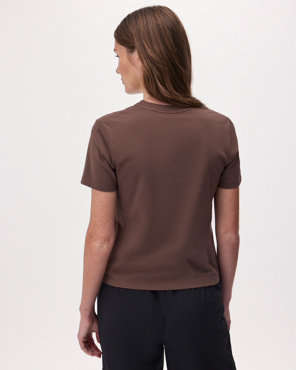 Womens Wildflower T-Shirt / MOSSWOOD BROWN