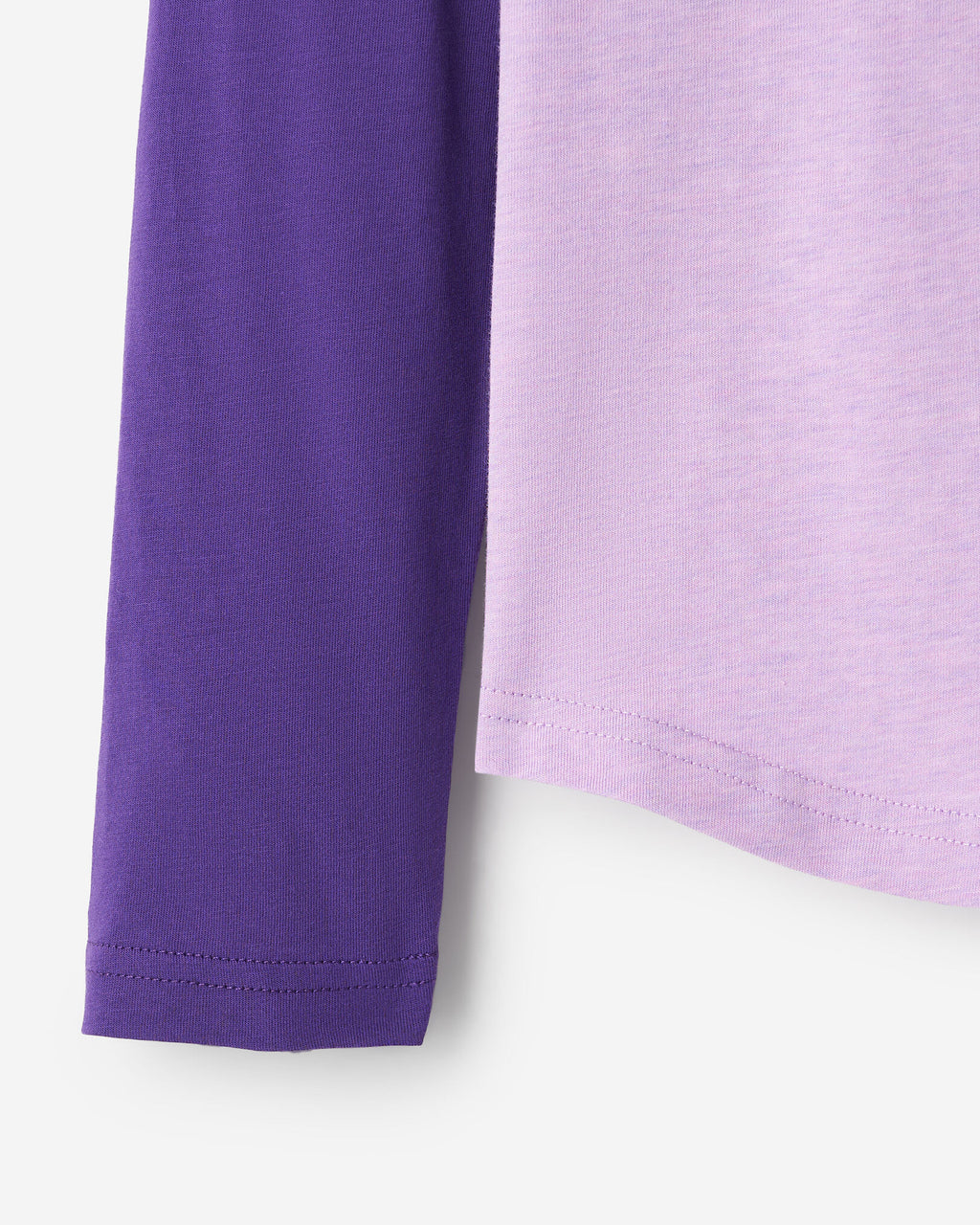 Kids Cooper Baseball Long Sleeve T-Shirt / VIOLET SKY