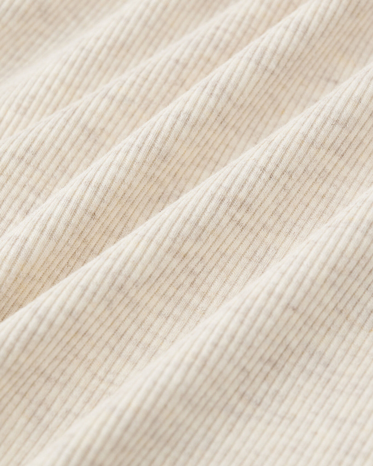 Roam Rib Fitted Tank Top / OATMEAL MIX
