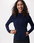 Roam Hooded Full Zip / NAVY BLAZER