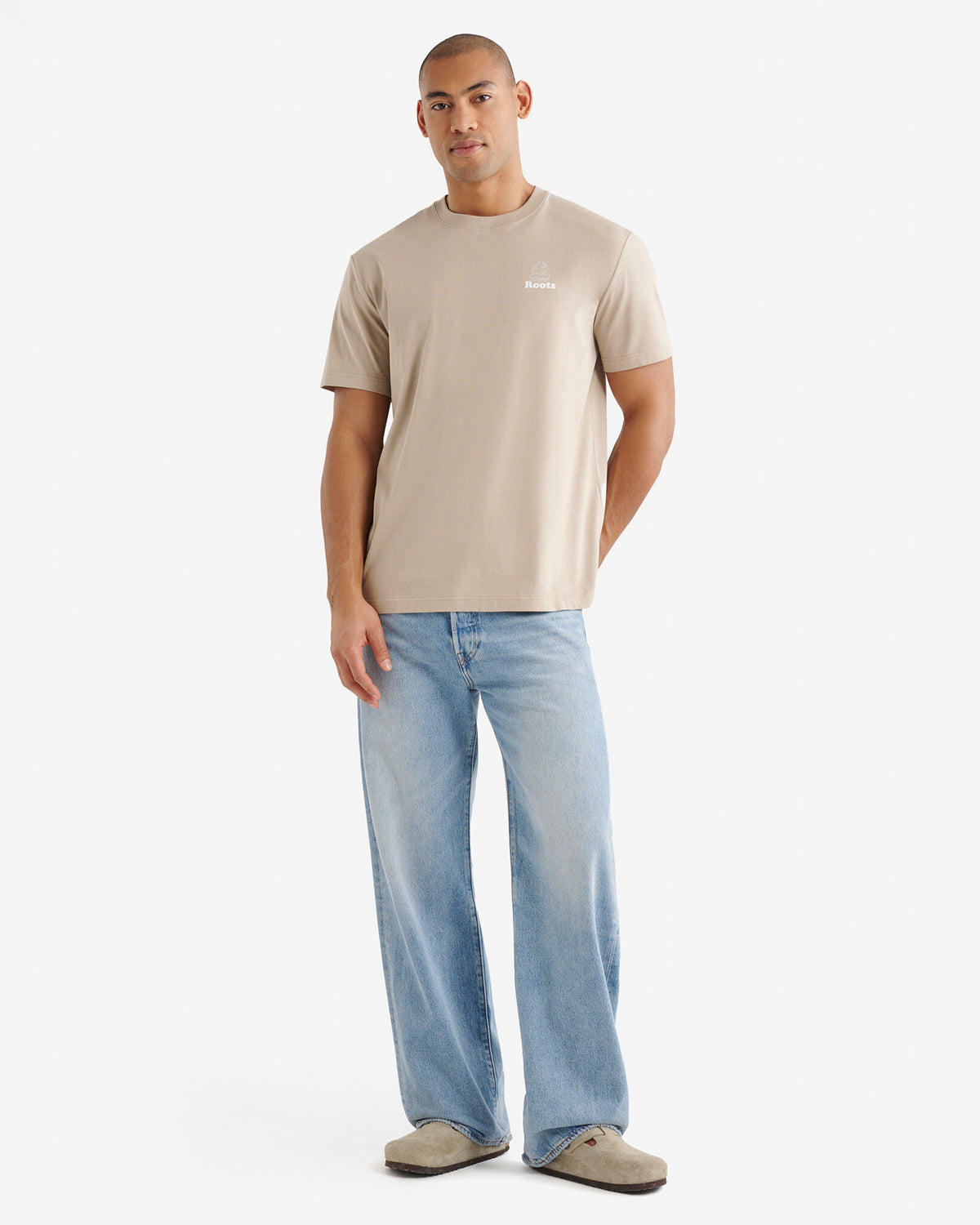 Mens Natural Habitat T-Shirt / WARM KHAKI