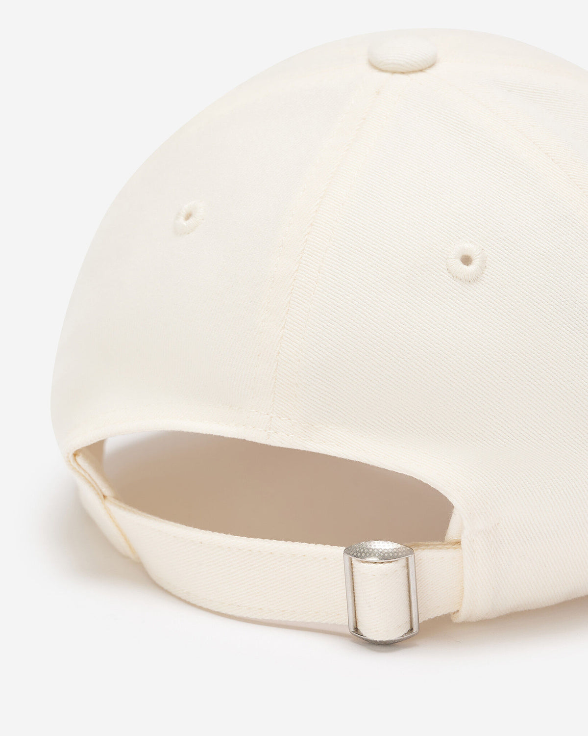 Patchwork Baseball Cap / EGRET