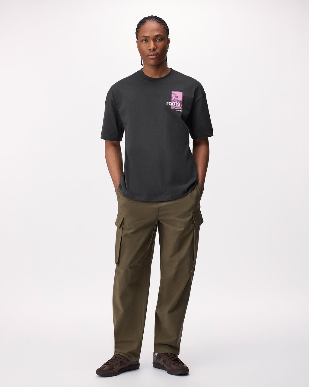 Mens Northern Trails T-Shirt / RAVEN