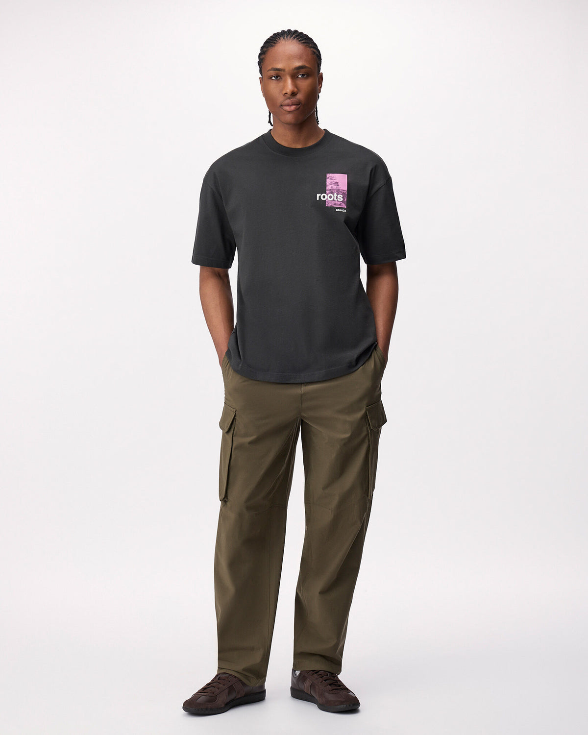 Mens Northern Trails T-Shirt / RAVEN