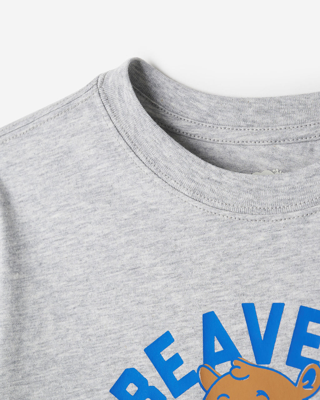Kids Beaver League T-Shirt / HEATHER GREY