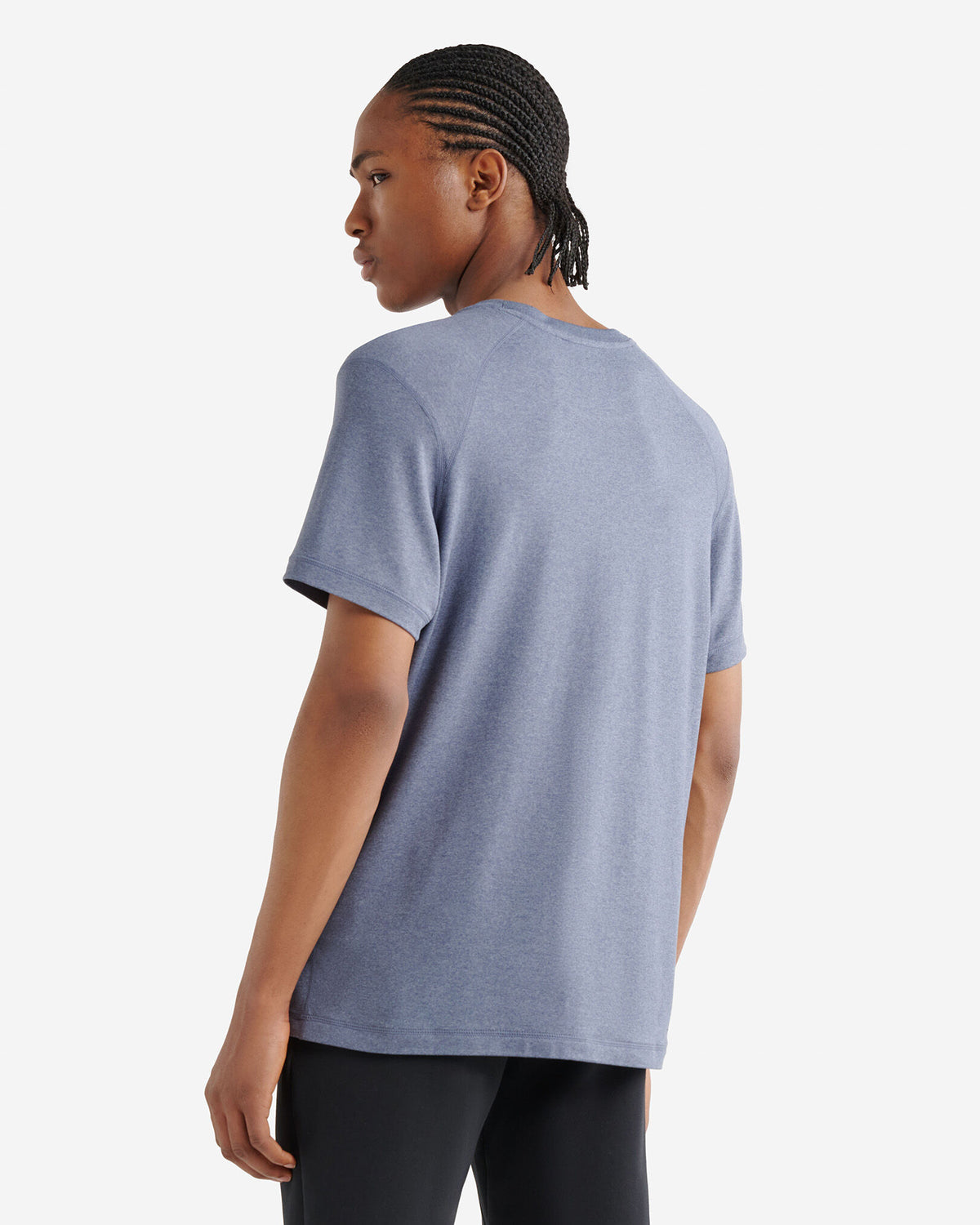Renew Knit Short Sleeve Top / TIDAL BLUE PEPPER