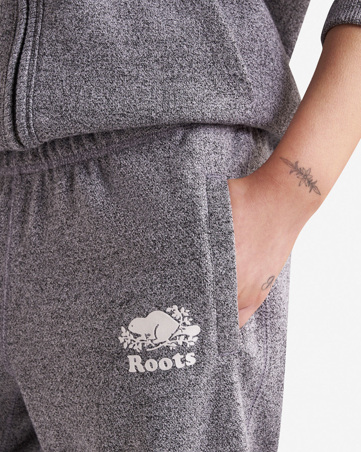 Organic Original Terry Ankle Sweatpant / SALT & PEPPER