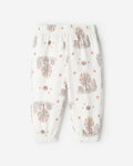 Baby Cozy Bear Sweatpant / EGRET
