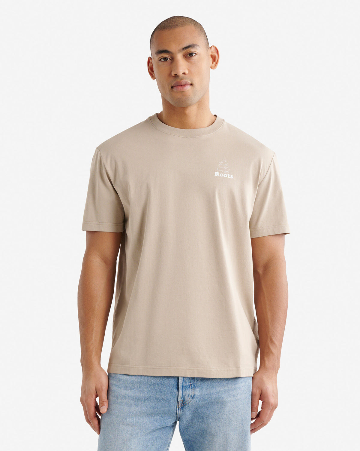 Mens Natural Habitat T-Shirt / WARM KHAKI