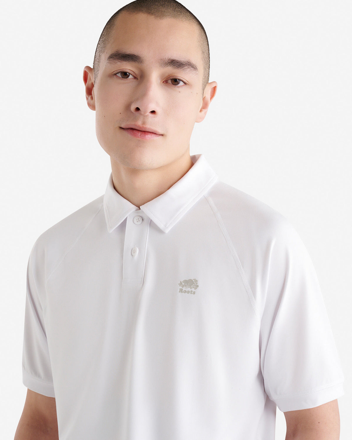 Renew Knit Polo / WHITE
