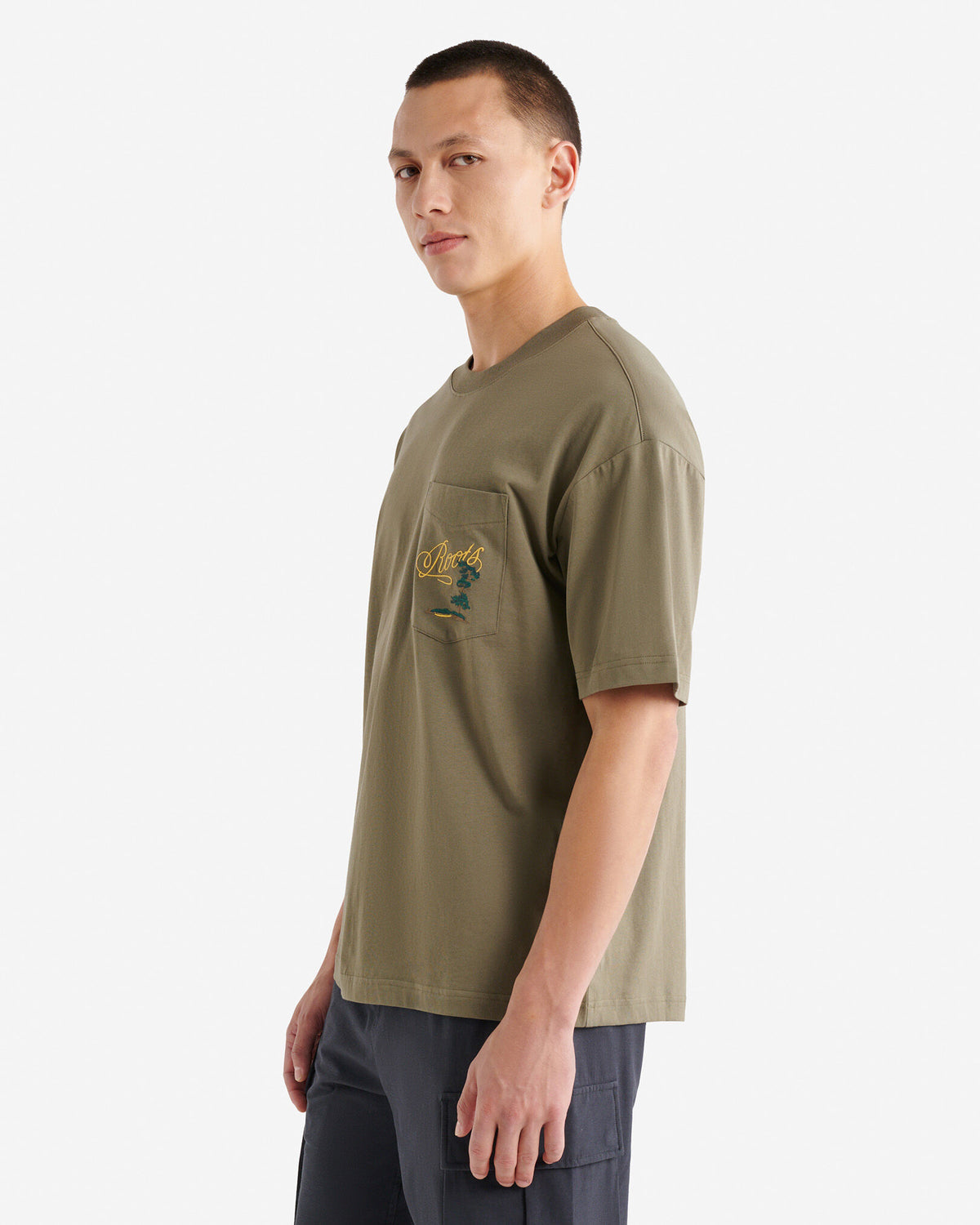 Mens Pocket Trail Relaxed T- Shirt / KALAMATA