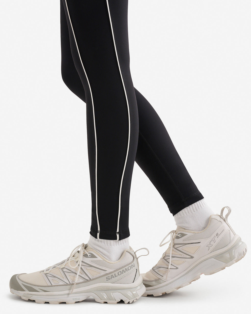 Restore Stretch Piped Legging / BLACK