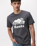 Mens Organic Cooper Beaver T-Shirt / CLIFFSTONE GREY