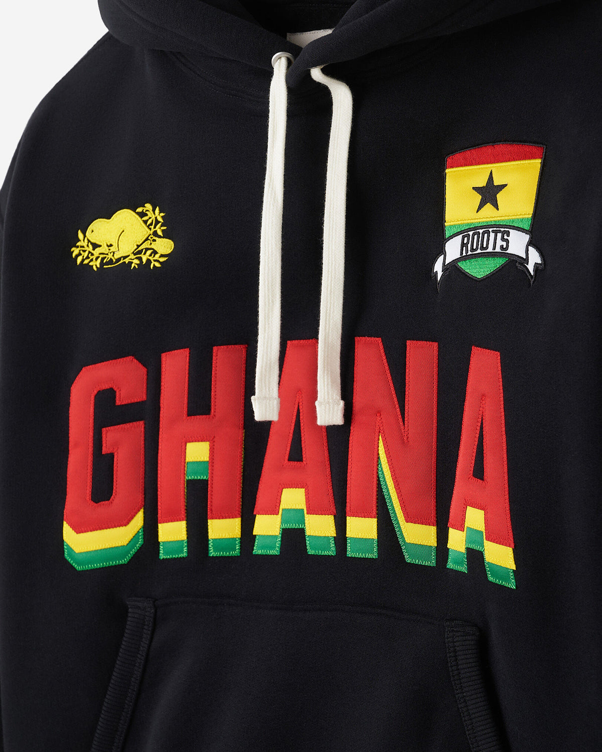 Worldwide Ghana Hoodie / BLACK