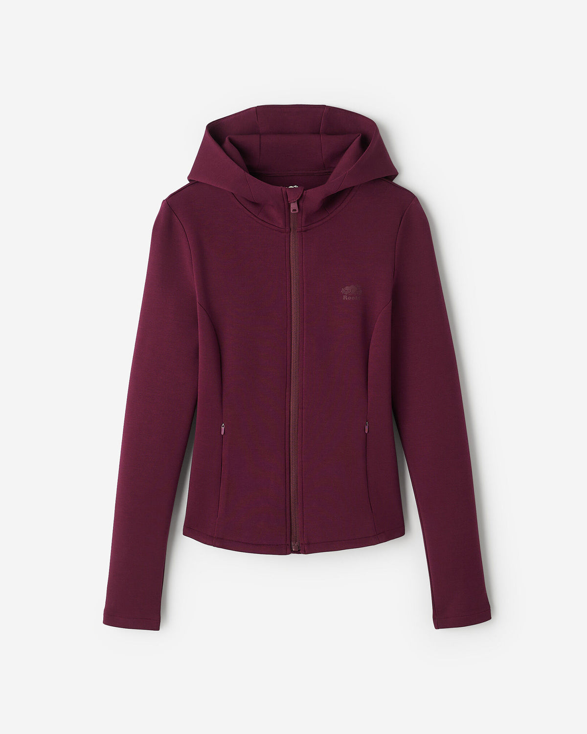 Roam Hooded Full Zip / MAROON FIG