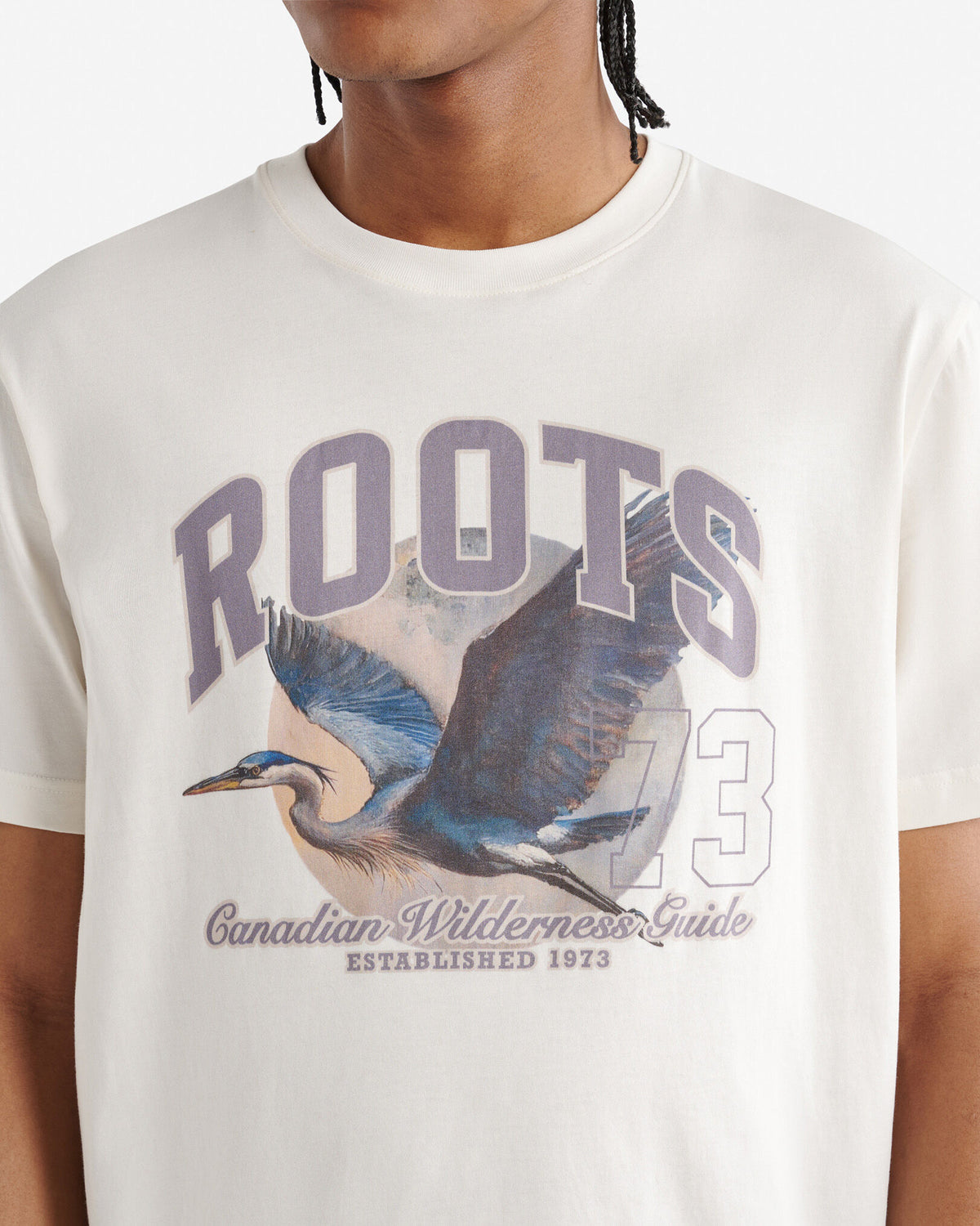 Mens  WildernessT-Shirt / GARDENIA WHITE