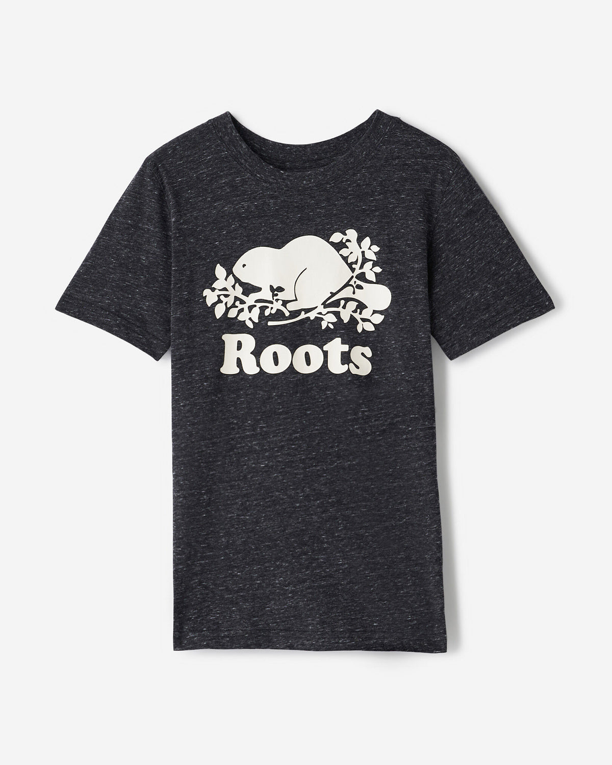 Kids Organic Original Cooper Beaver T-Shirt / BLACK PEPPER