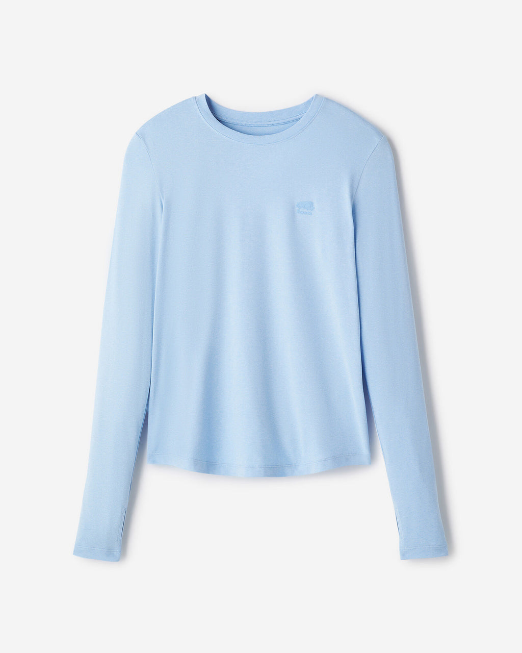 Renew Knit Classic Long Sleeve Top / SWISS BLUE MIX