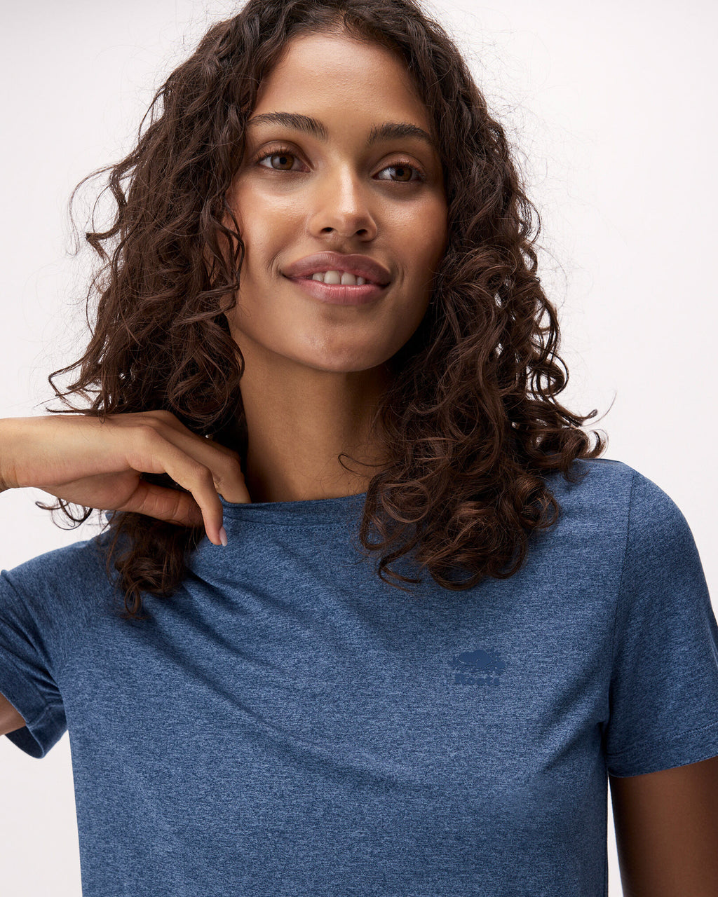 Renew Knit Classic Short Sleeve Top / RAINCLOUD BLUE PPR