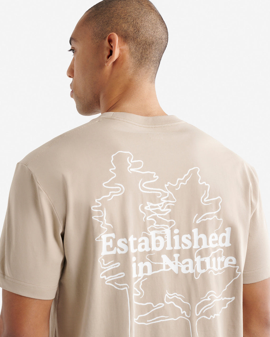 Mens Natural Habitat T-Shirt / WARM KHAKI