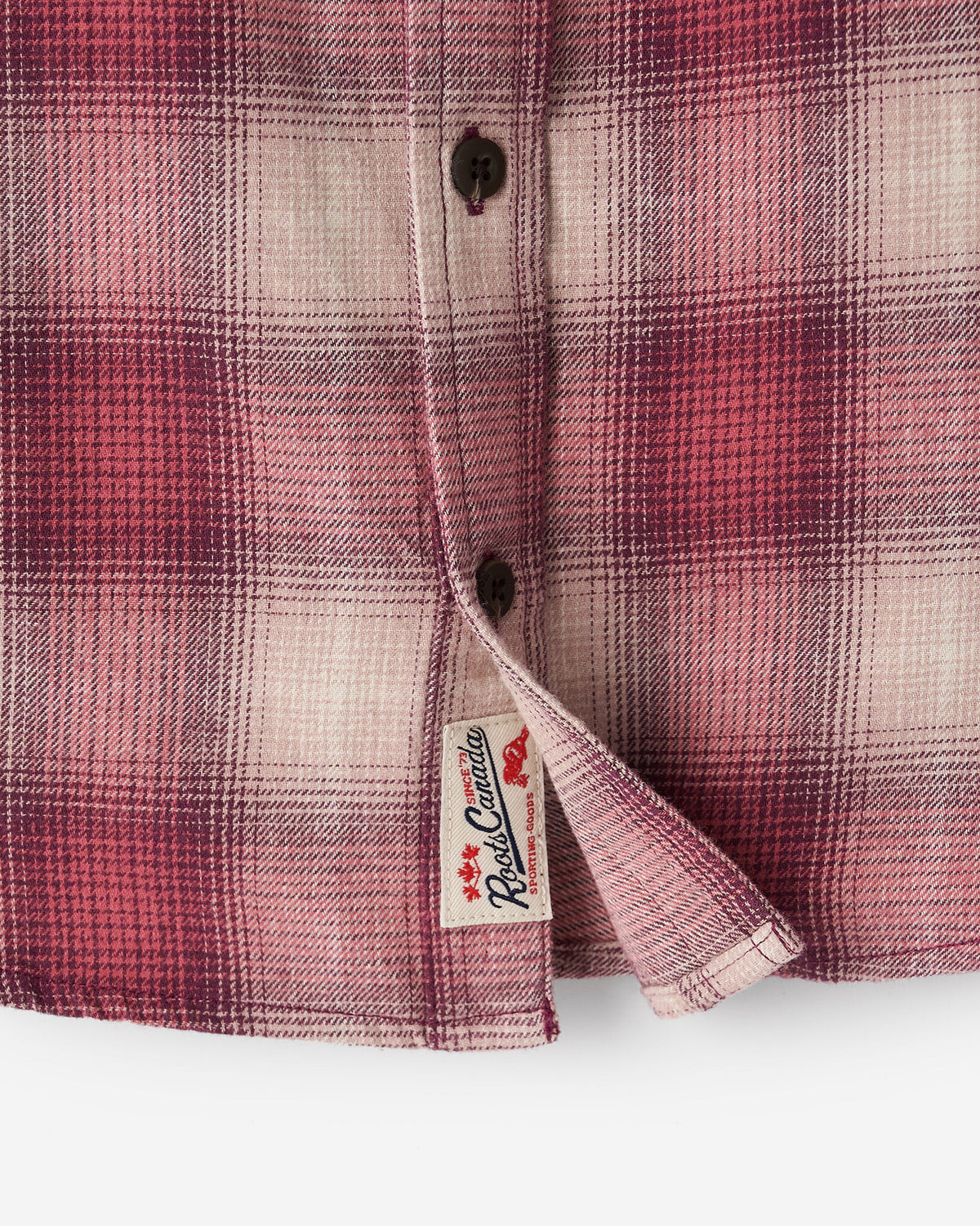 Kids Relaxed Plaid Shirt / MAUVE WINE PURPLE